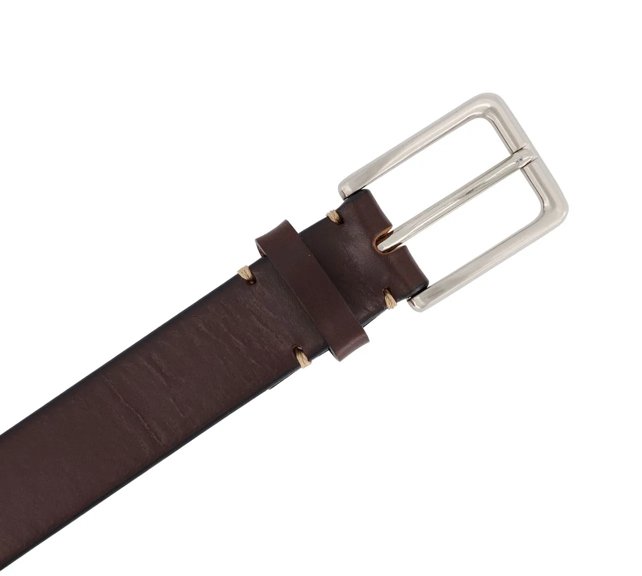 30mm Brown Leather Belt