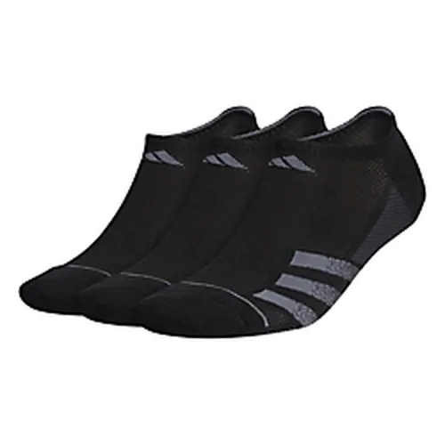 adidas Men's Superlite Stripe 3 3-Pack No Show Socks