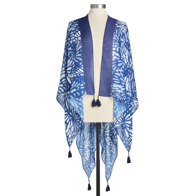 Blue Butterfly Kimono