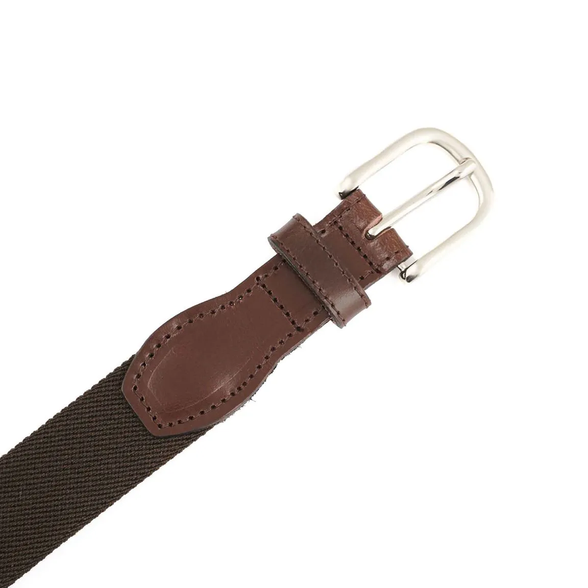 Brown Canvas Webbing Belt