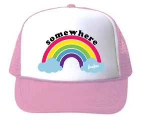 Bubu-Trucker Hat-Somewhere Over the Rainbow-Baby Pink