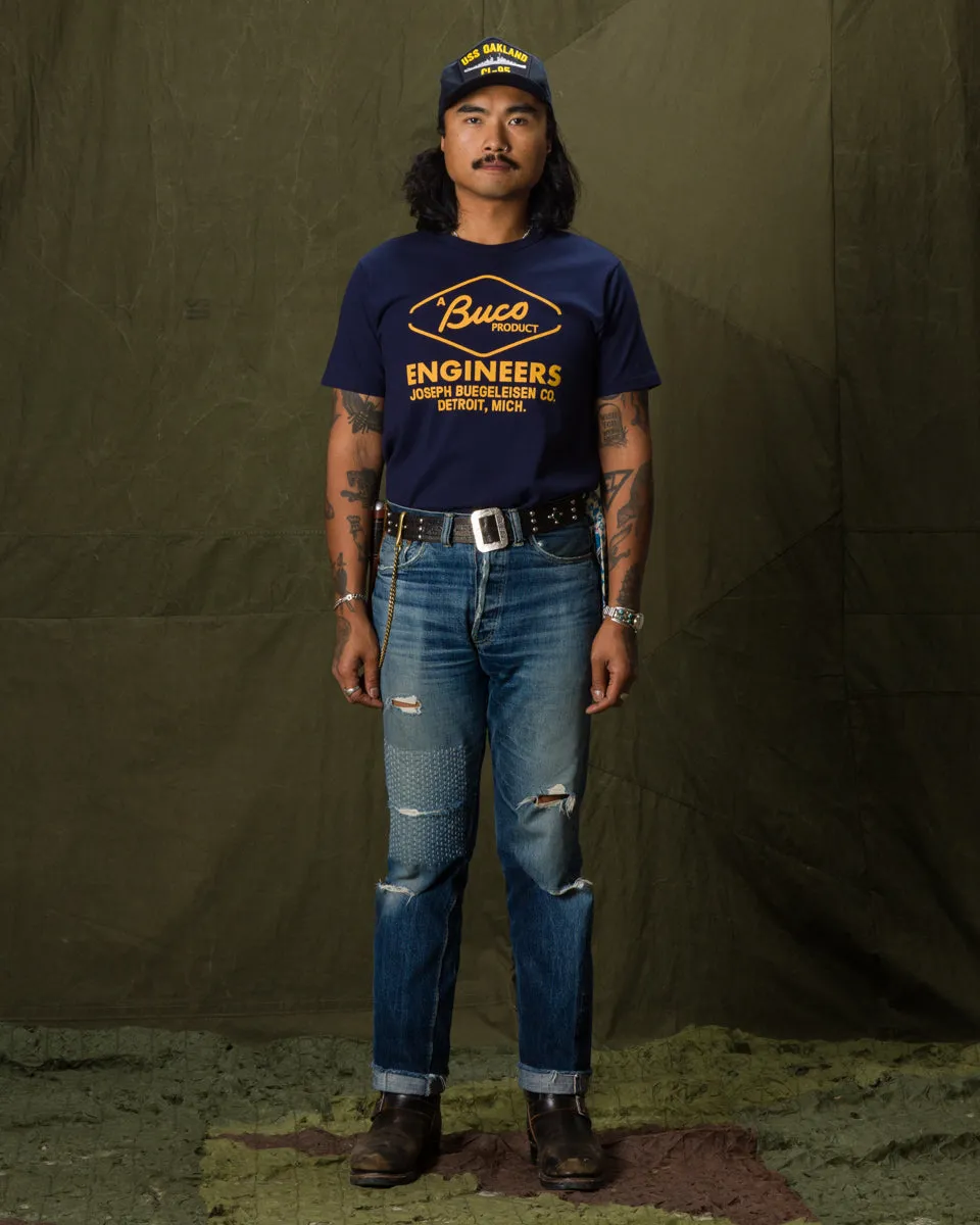 Buco Tee / Engineers - Navy