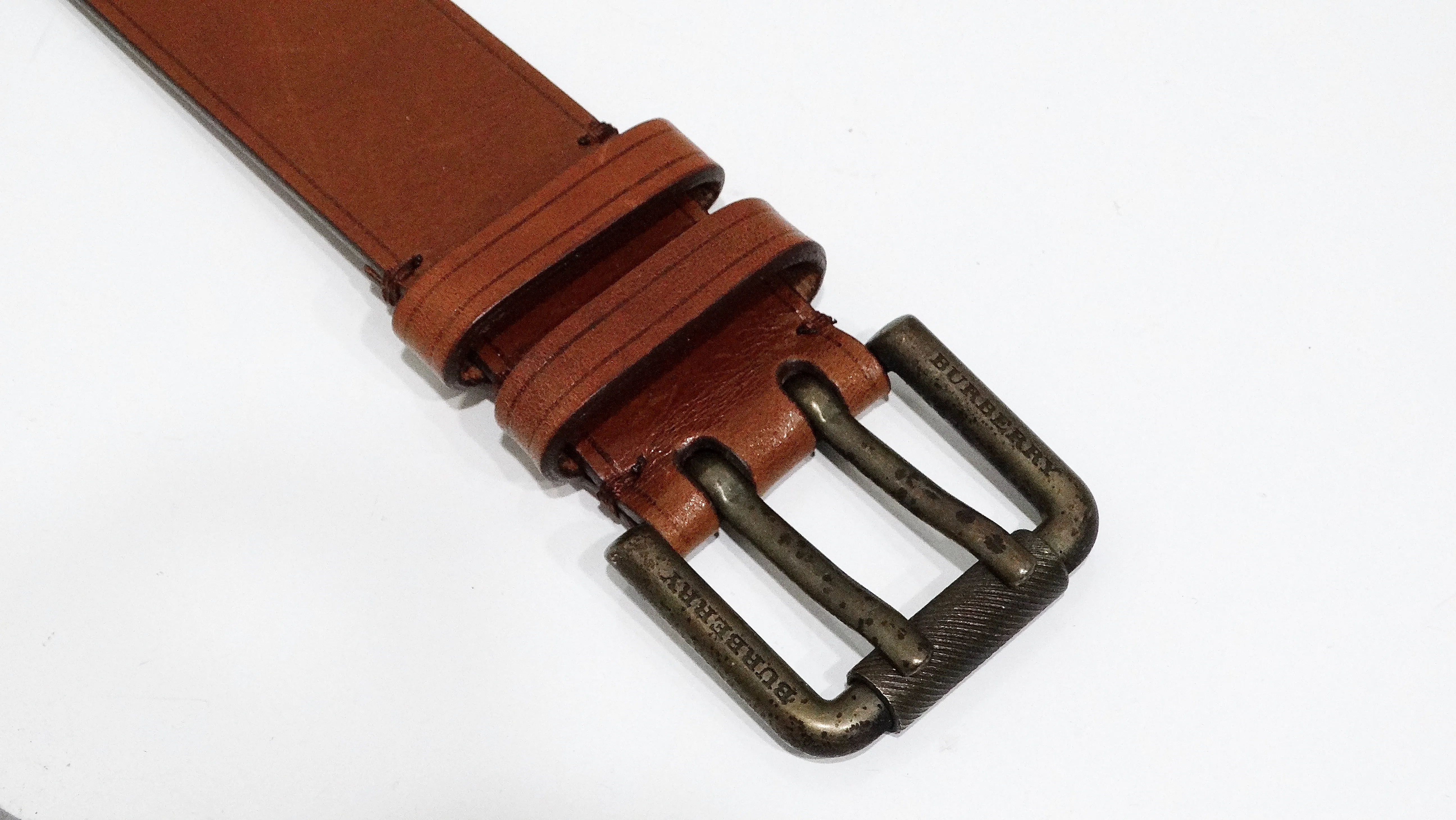 Burberry Brown Leather Belt