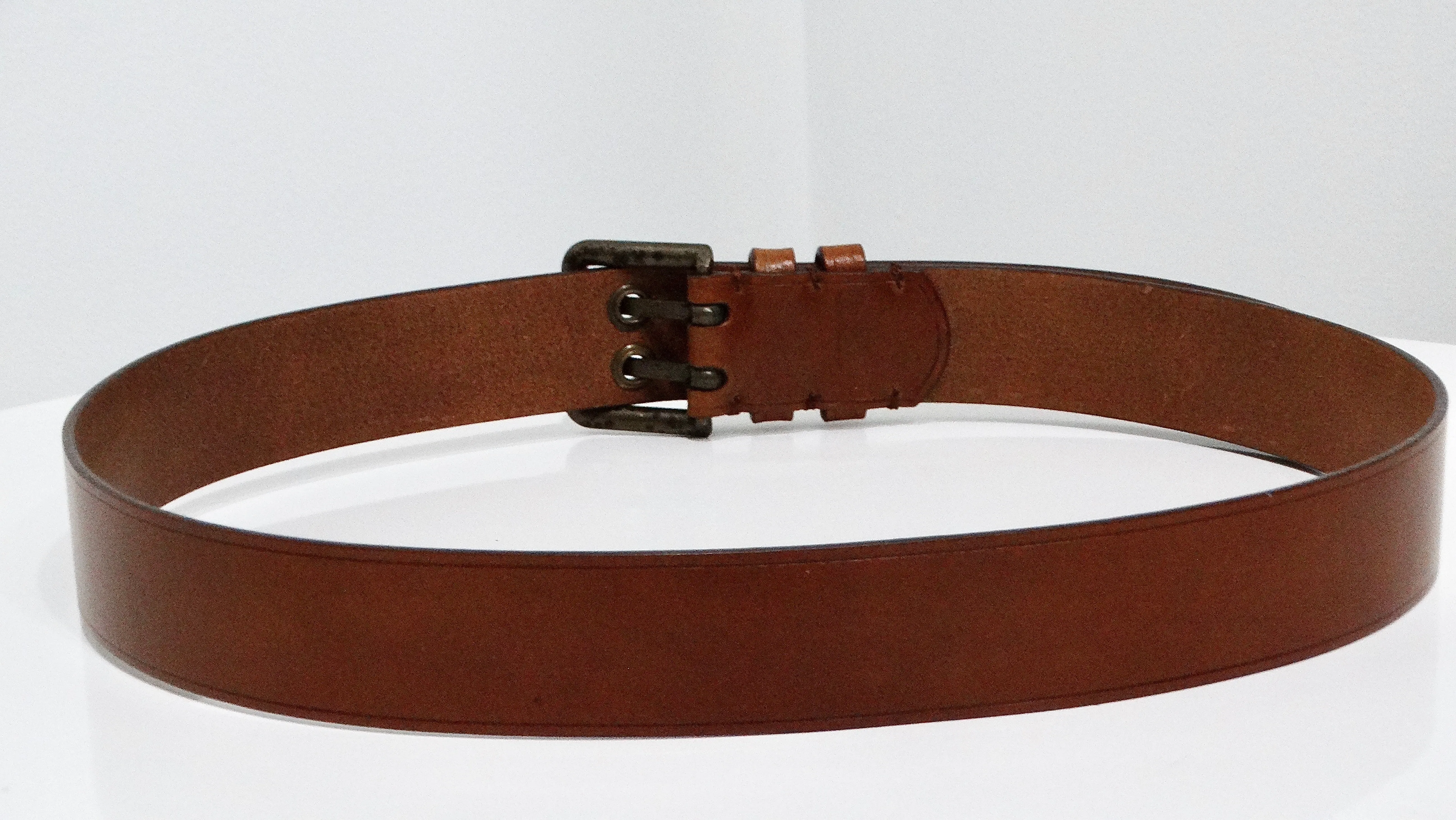 Burberry Brown Leather Belt