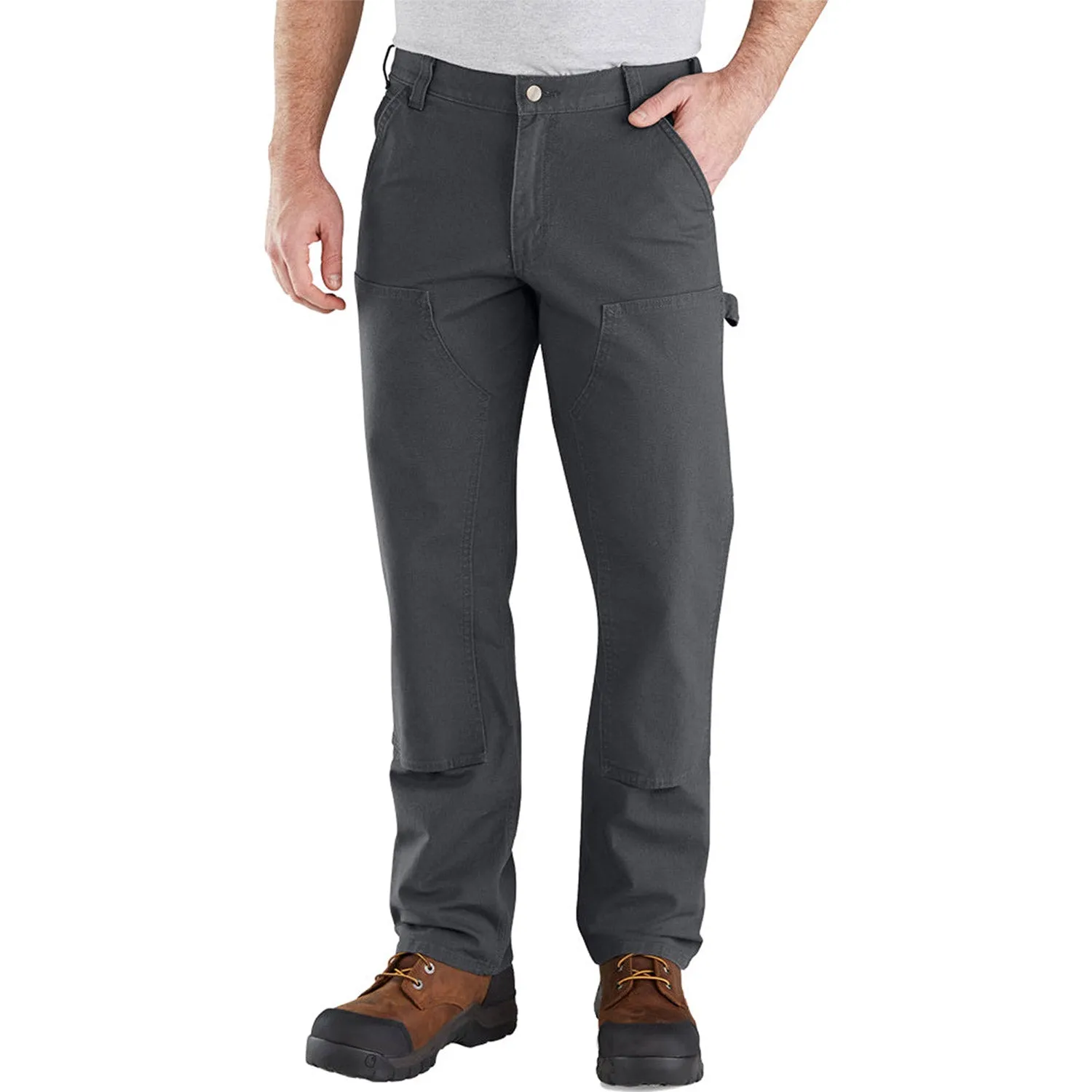 Carhartt Men's Rugged Flex® Relaxed Fit Double-Front Duck Pant_Shadow