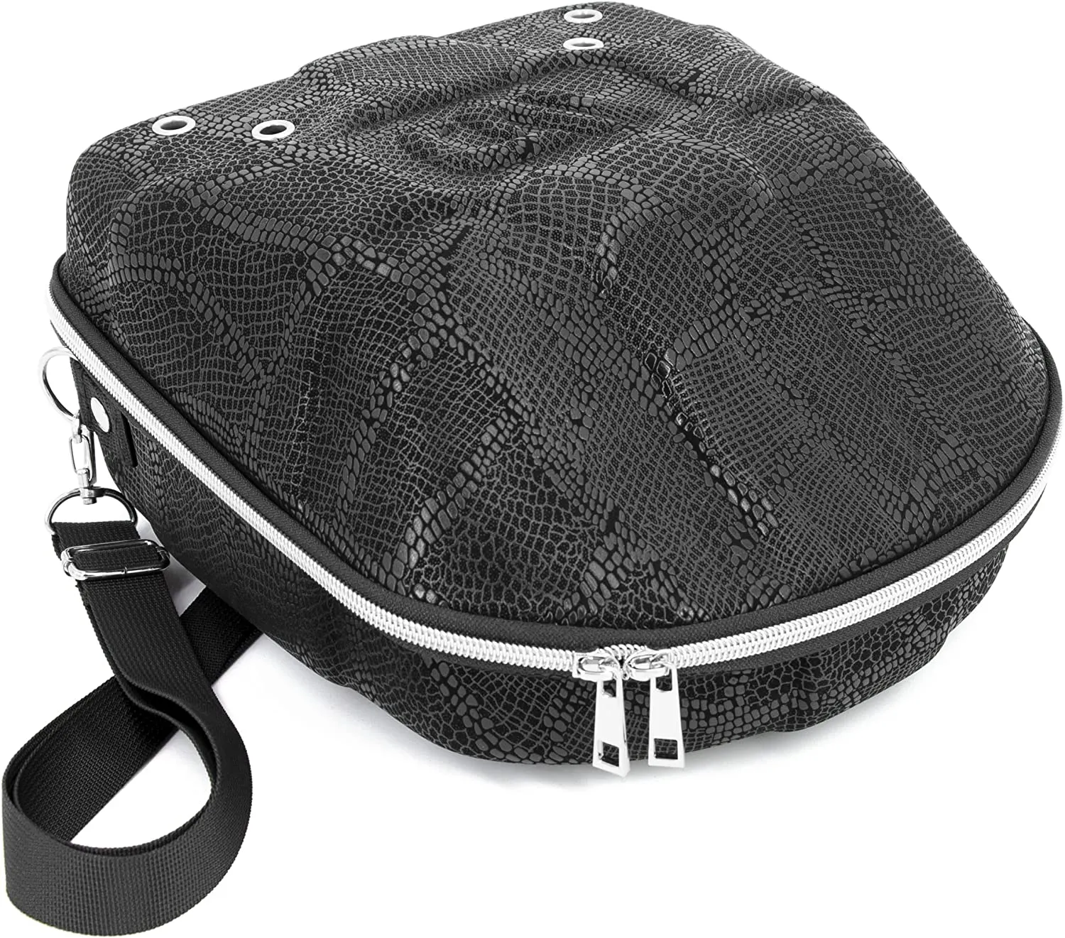 CASEMATIX Hat Travel Case for Baseball Caps with Crush-Resistant Hard Shell Outer