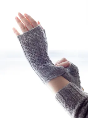 Cloverleaf Lace Mitts <br/><small>knitting pattern</small>