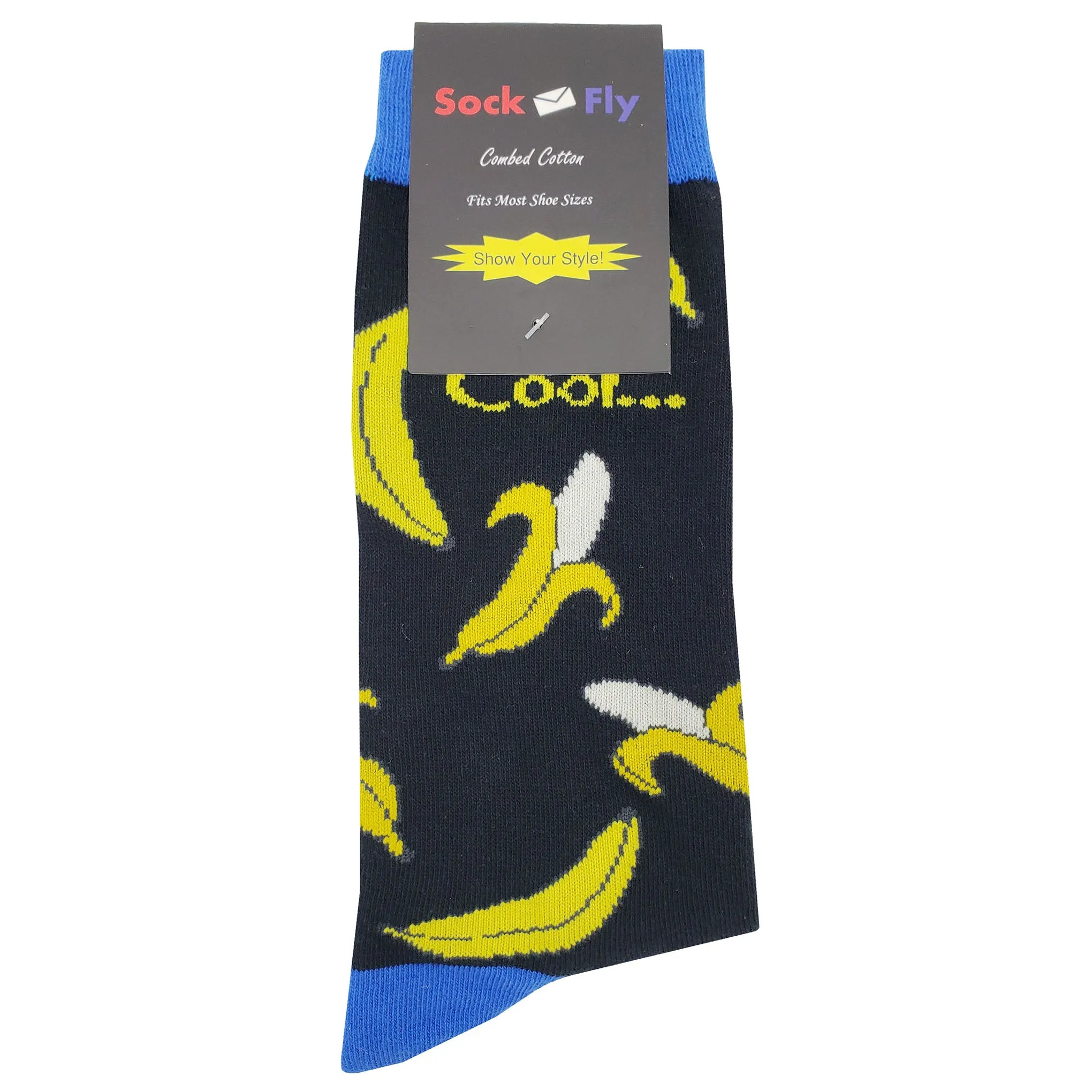 Cool Banana Blue Socks