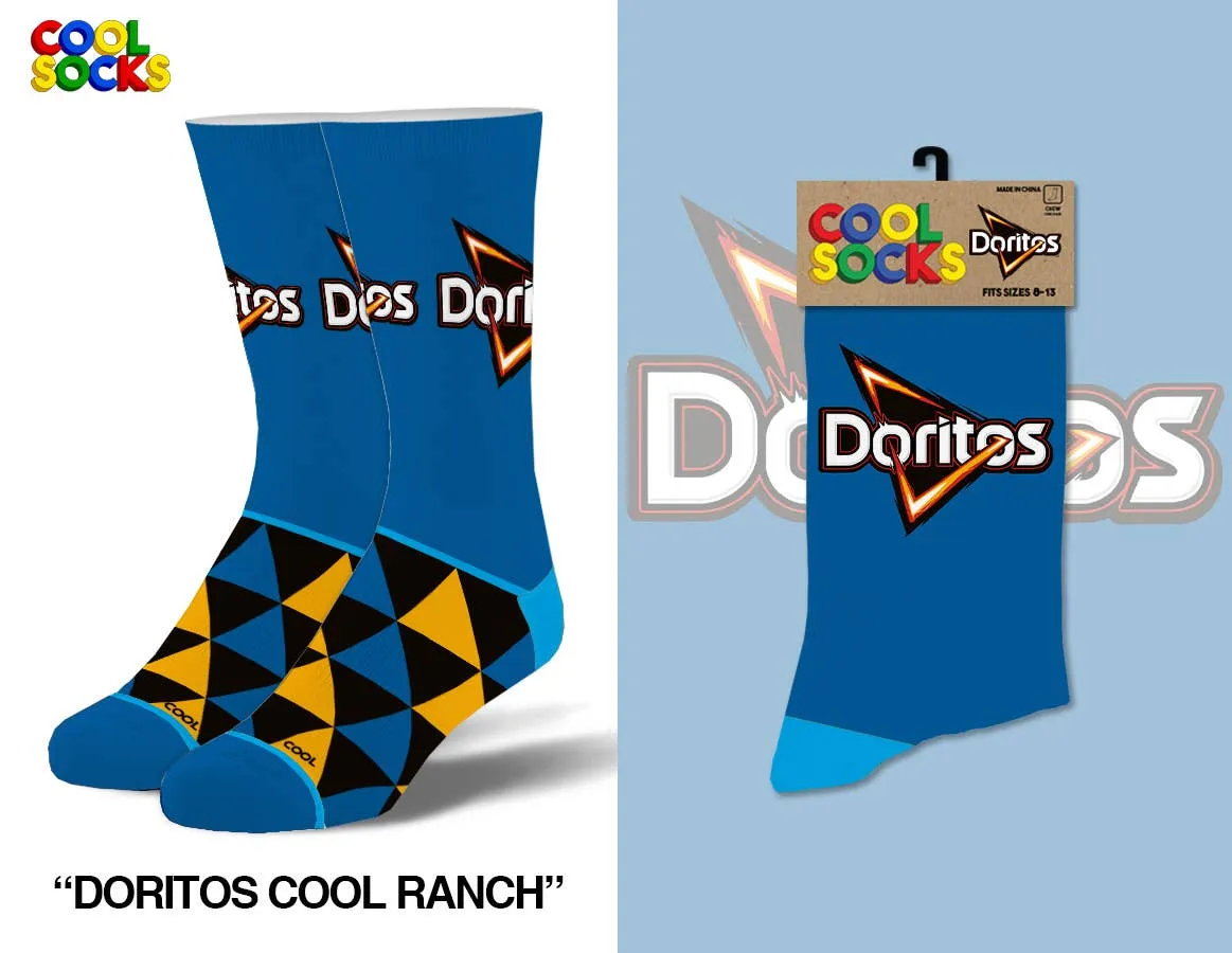 Cool Socks - Doritos Cool Ranch - Mens Crew Folded