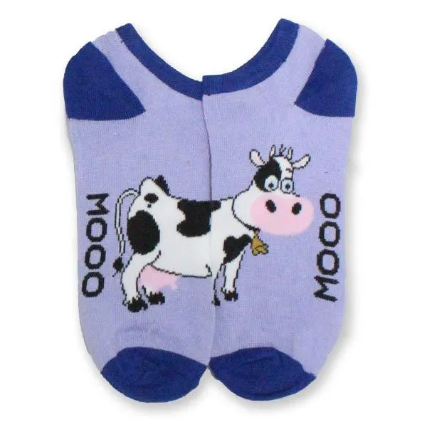 Cow Low Cut Socks Women’s No Show Sock