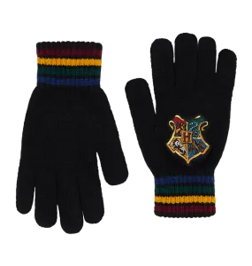 Hogwarts School Crest Knitted Gloves