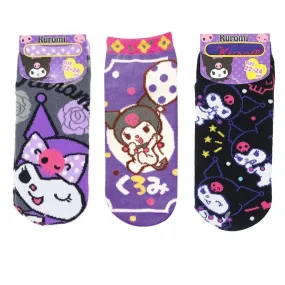 Kuromi Low-Cut Socks set :Retro