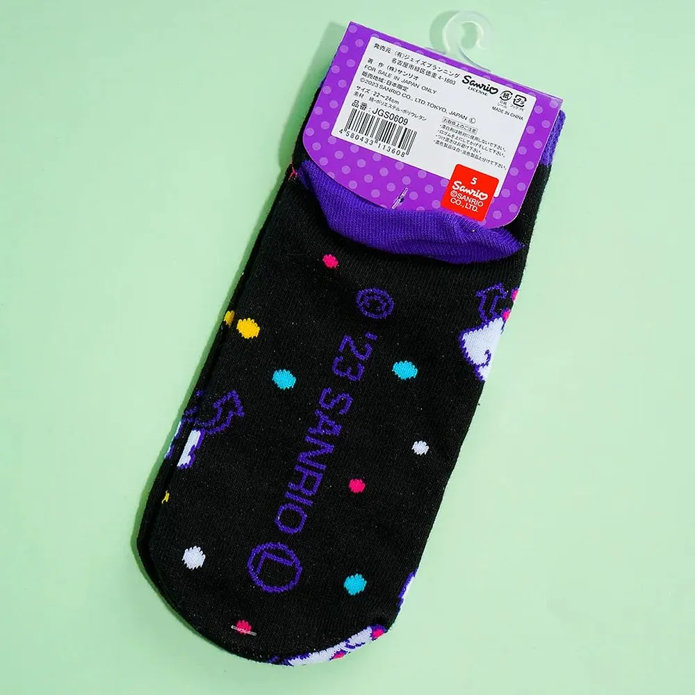 Kuromi Low-Cut Socks set :Retro