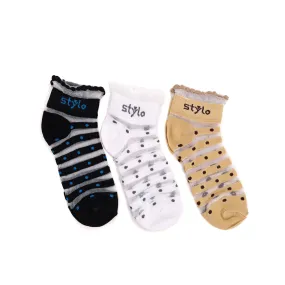 Ladies Low Cut Socks S01631