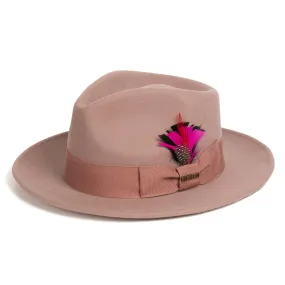 Men Church Hat Dusty Pink