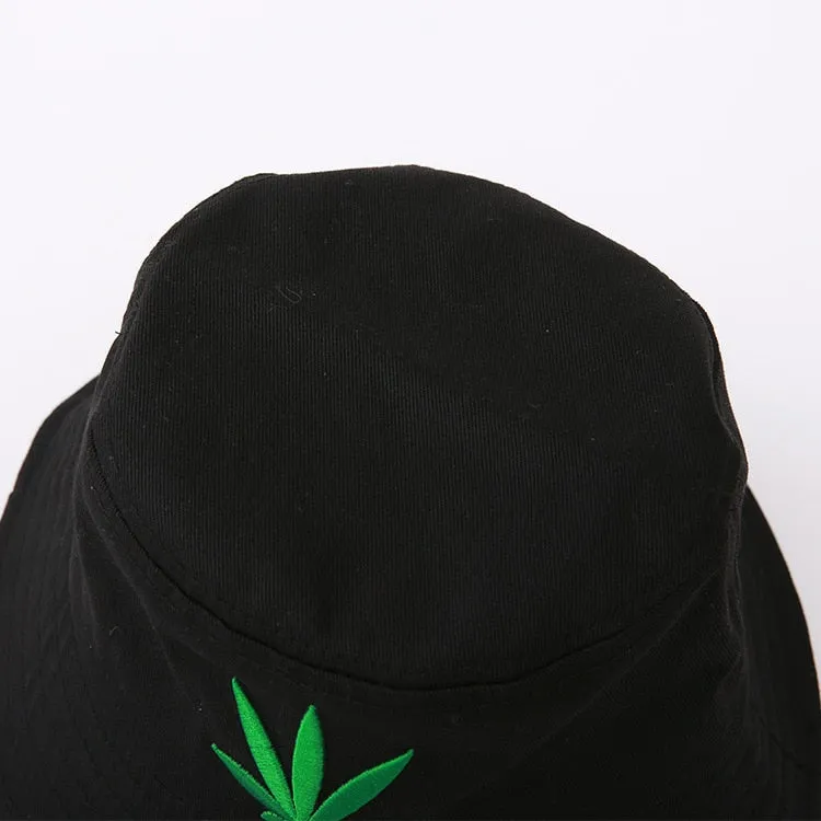 Men Women Maple Leaf Bucket Hat