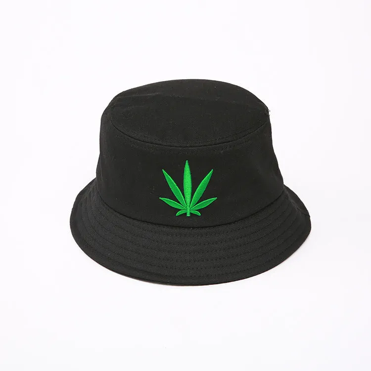 Men Women Maple Leaf Bucket Hat