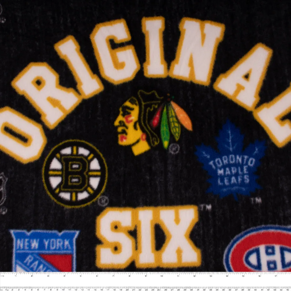 Original six - NHL Fleece Print - Logo