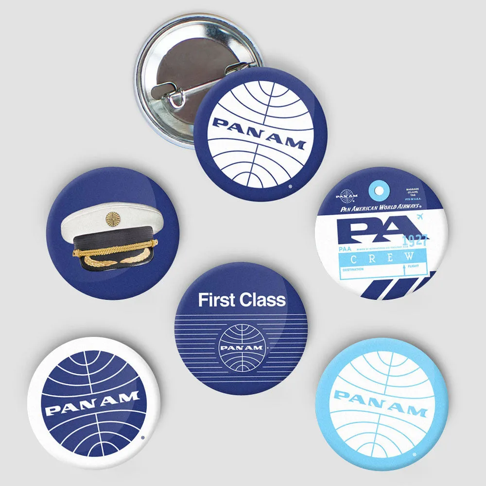 Pan Am - Button Pack