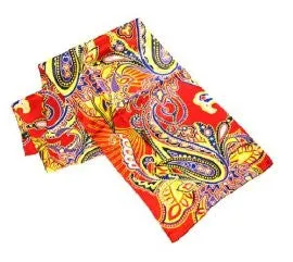 Red Paisley - Pangborn Design Scarf