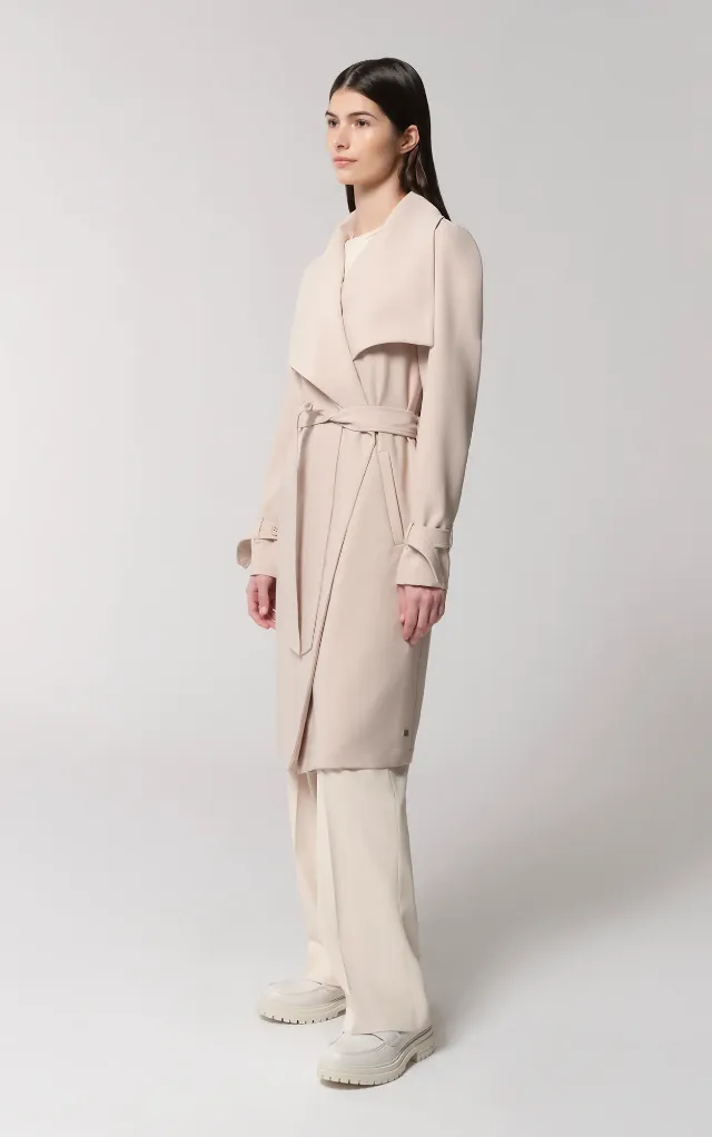 Soia & Kyo Olivia Relaxed Drapy Trench in Mist