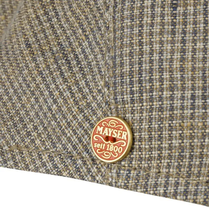 The Sidney Linen Flat Cap