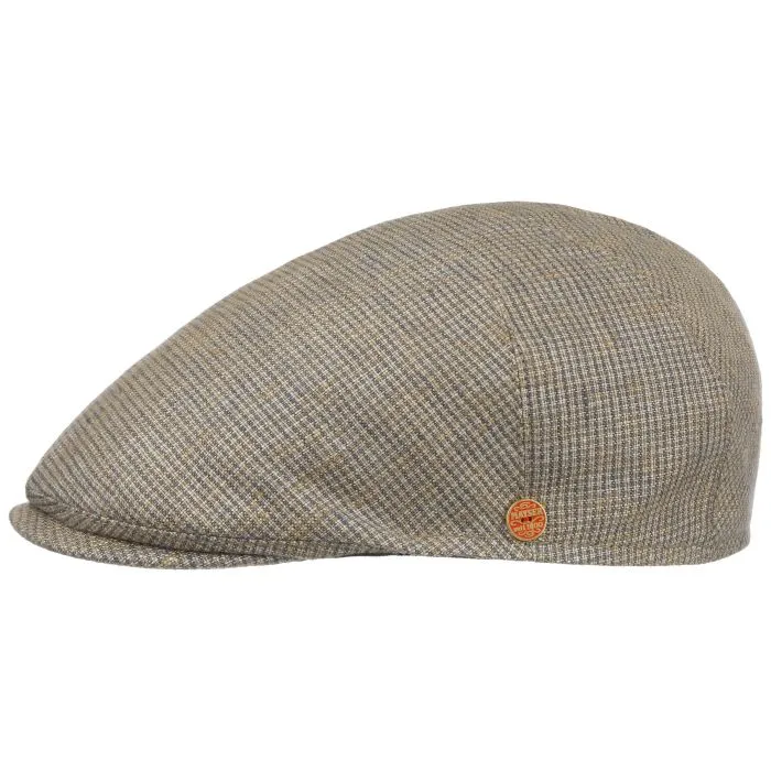 The Sidney Linen Flat Cap