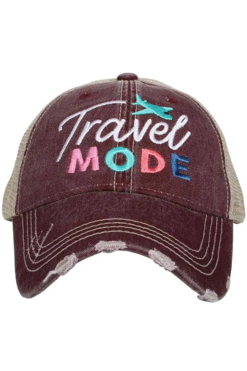 Travel Mode Trucker Hats