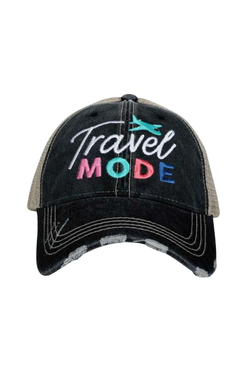 Travel Mode Trucker Hats