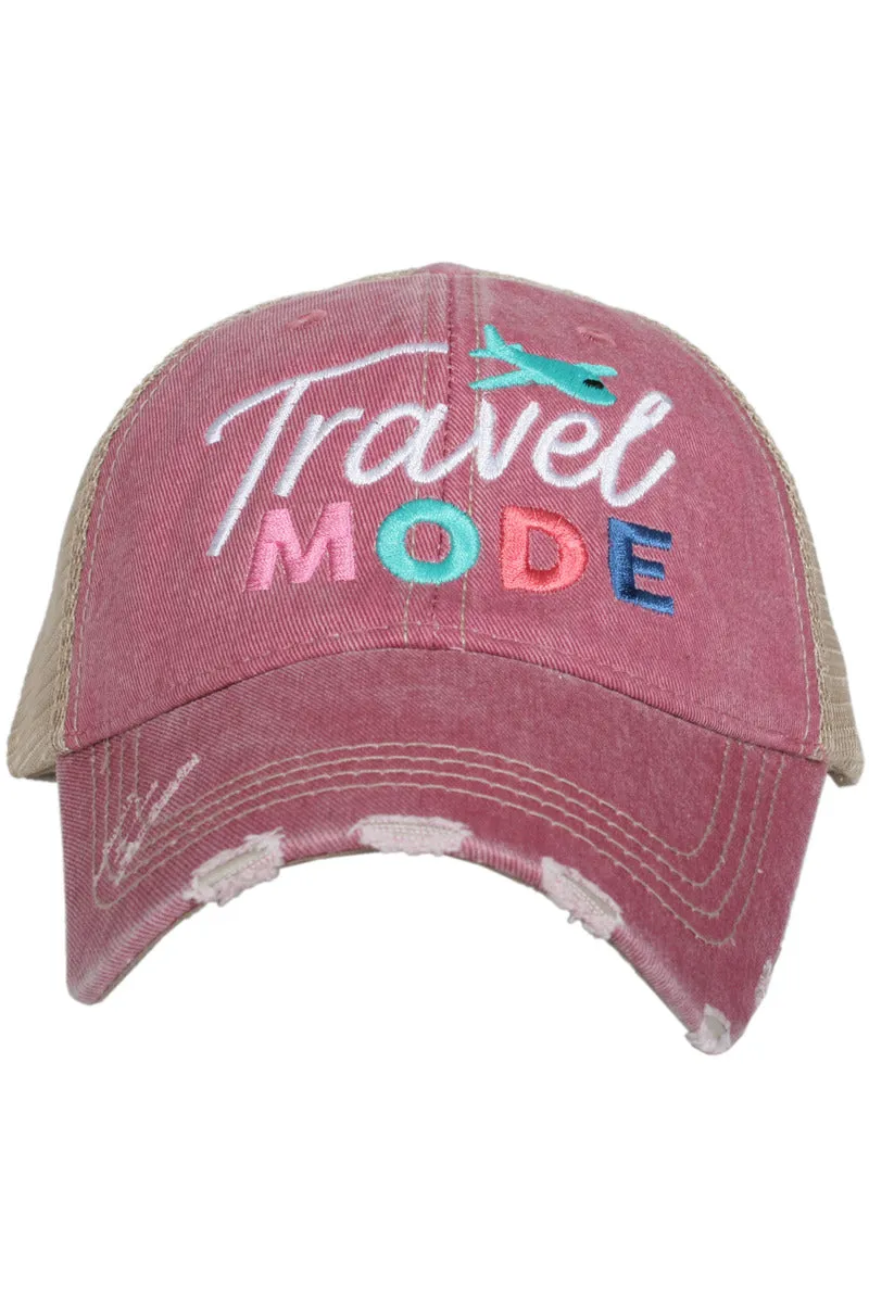 Travel Mode Trucker Hats