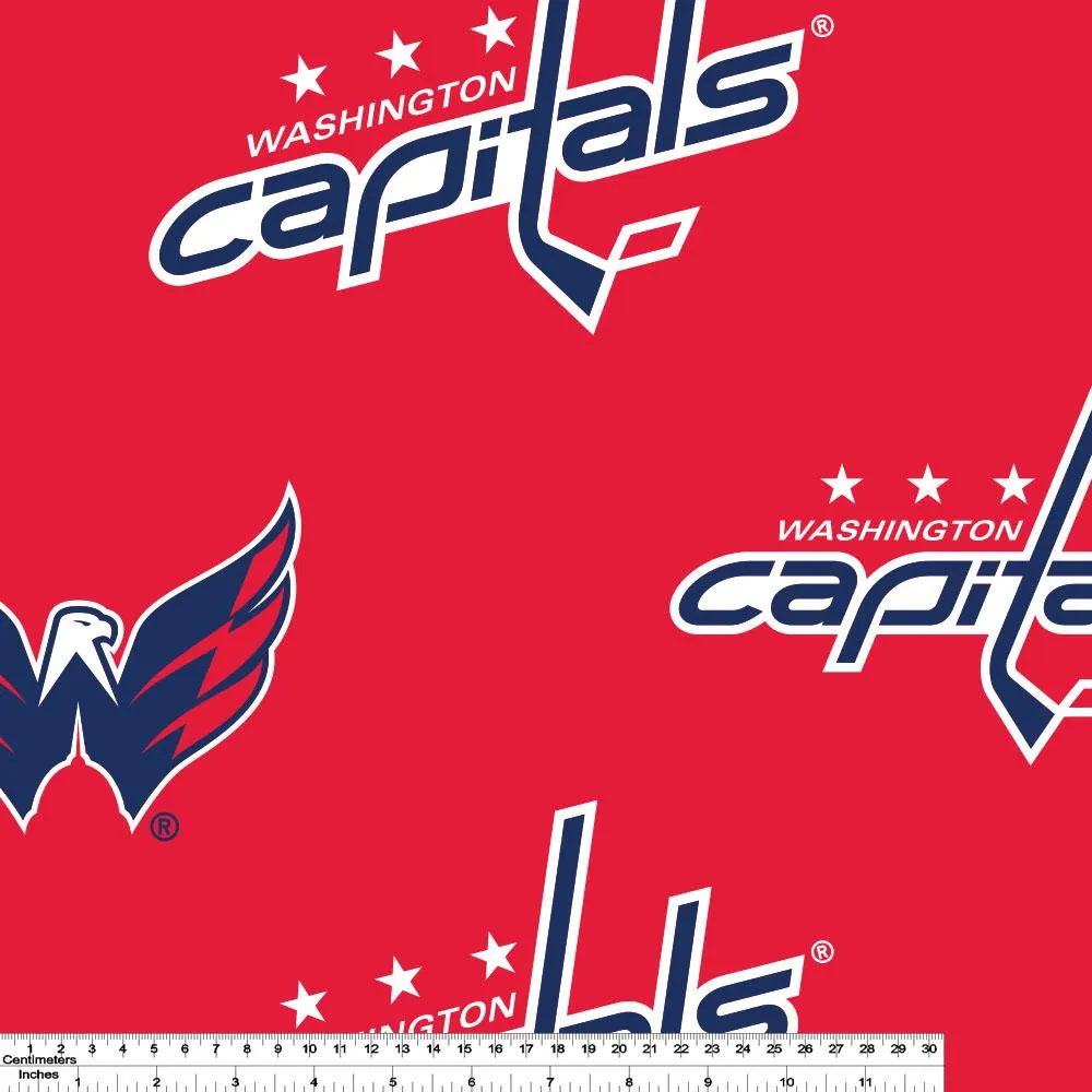 Washington Capitals - NHL Fleece Print - Logo