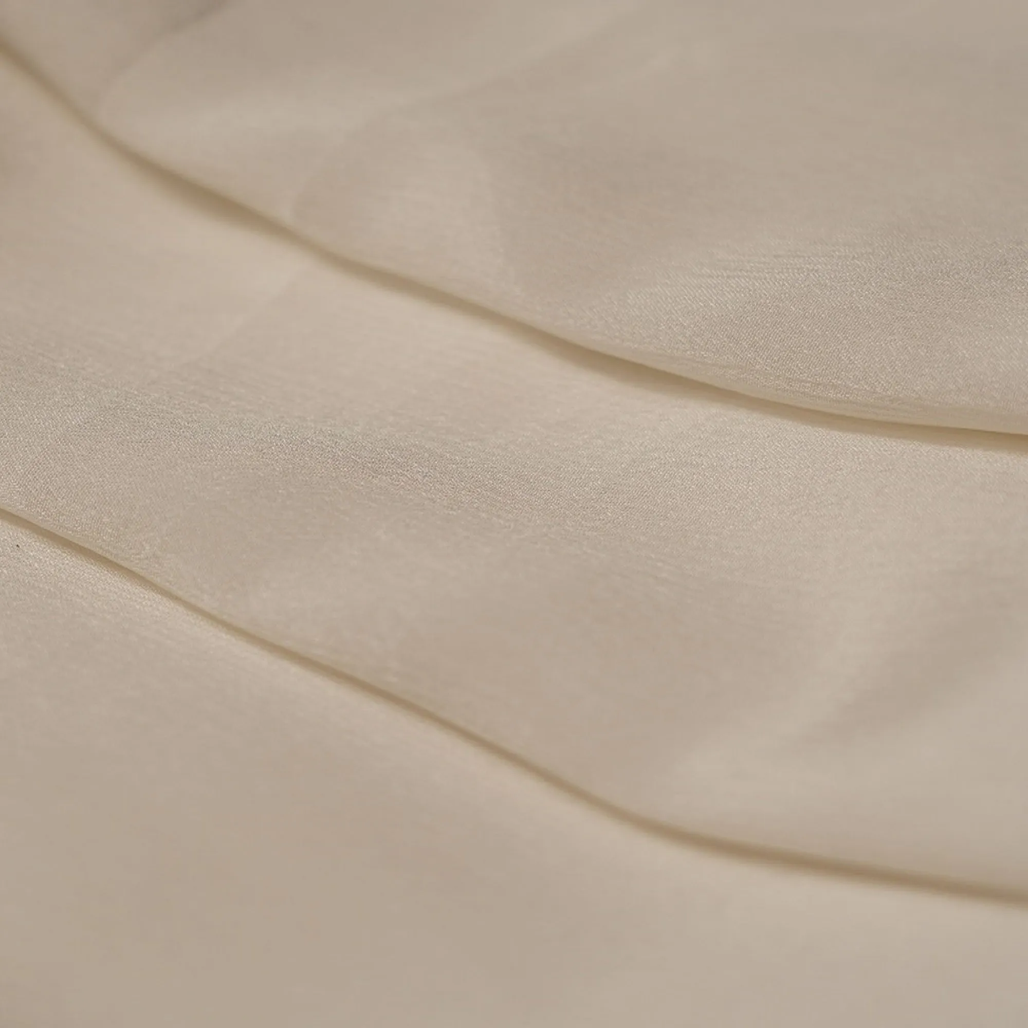 White Plain Dyeable Viscose Chinon Chiffon Fabric (Wholesale)