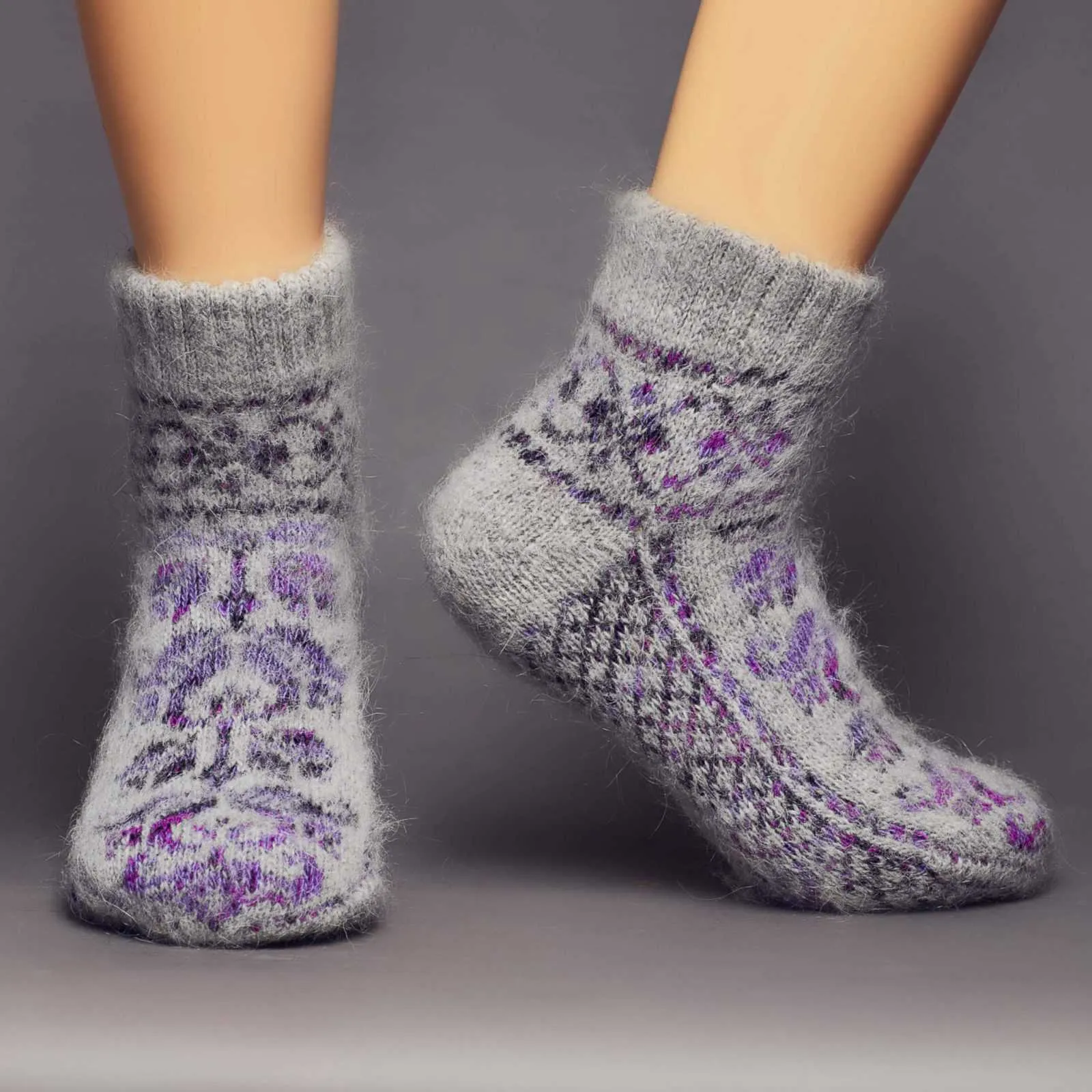 Women's Tulip Time Goat Wool Low-Cut Socks