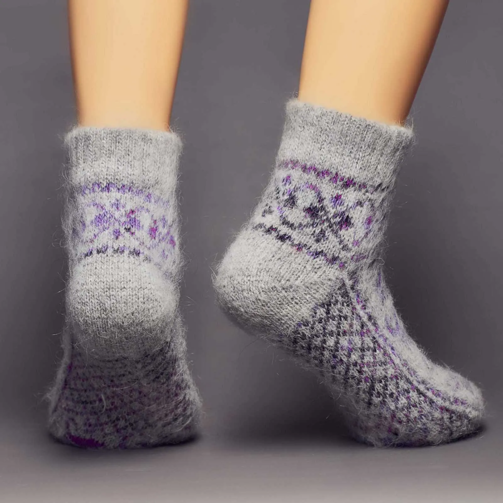 Women's Tulip Time Goat Wool Low-Cut Socks